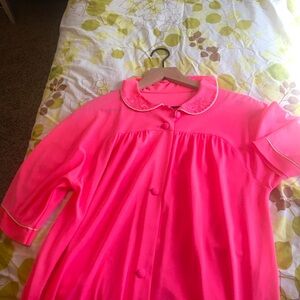 Hot pink vintage nightshirt